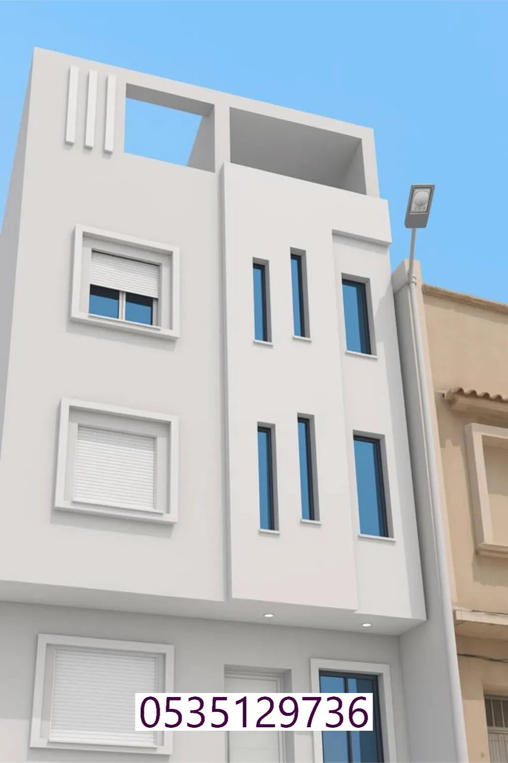 معلم دهانات واجهات سادة في جدة